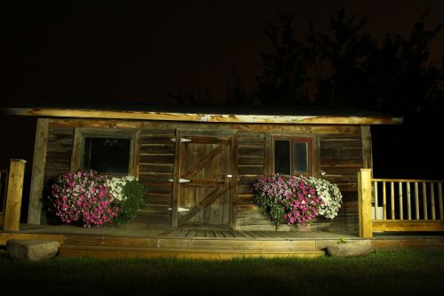 Light Painting Farm House
