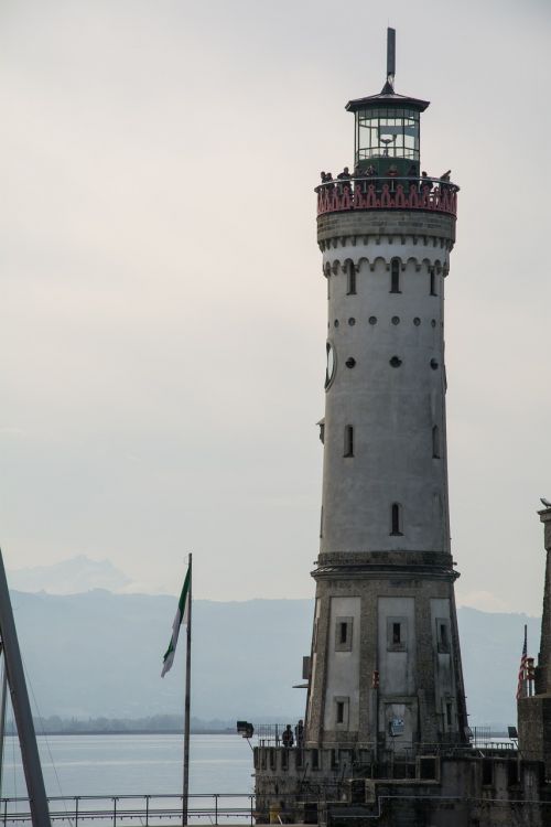 lighthouse lindau lake constance