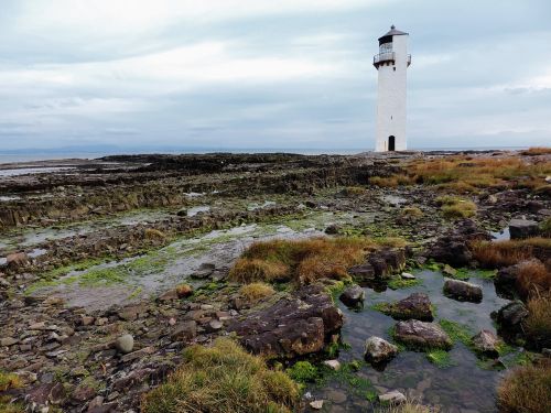 lighthouse southerness sea