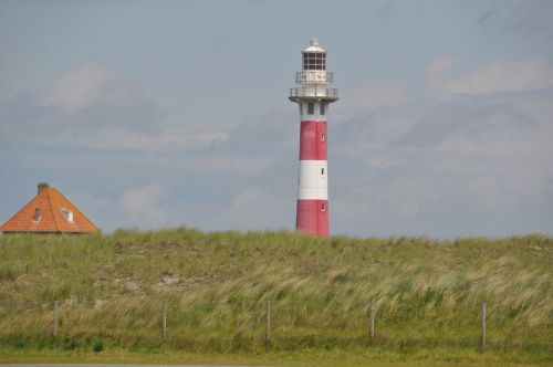 lighthouse at the seaside holiday