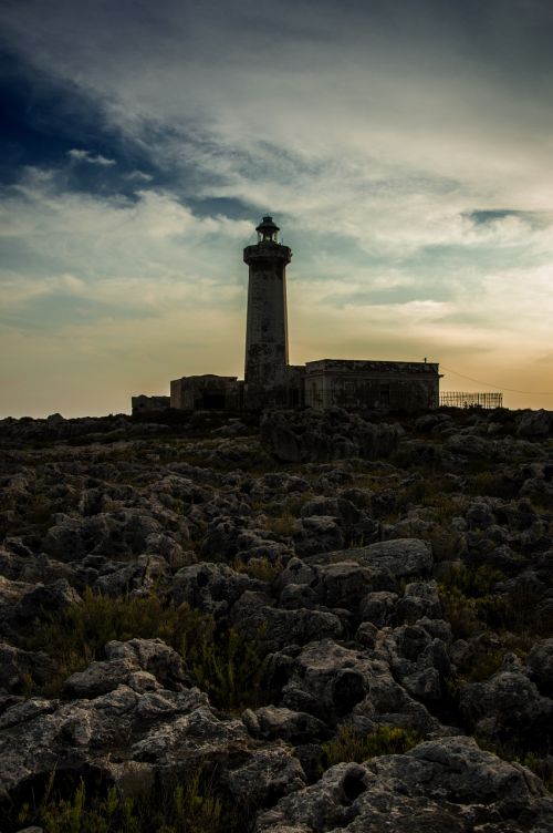 lighthouse light sky