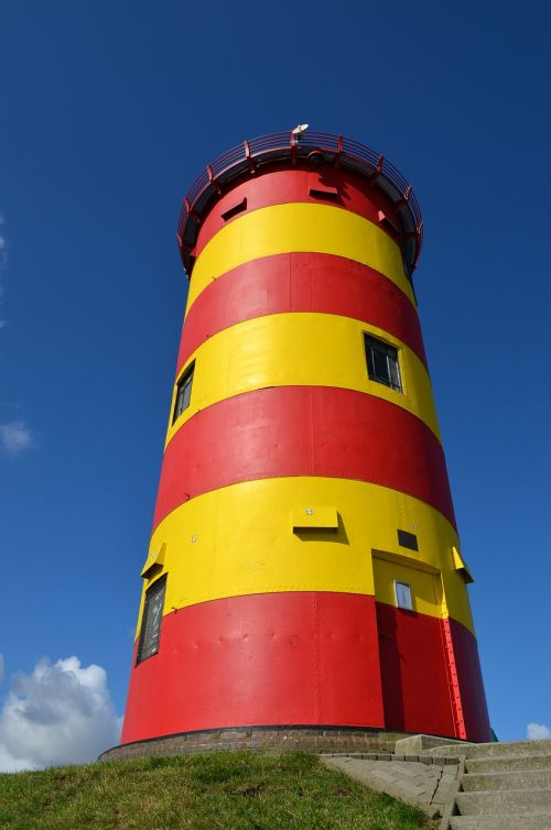 lighthouse sky clouds