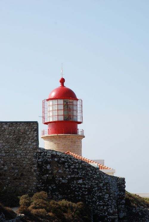 lighthouse algarve sky