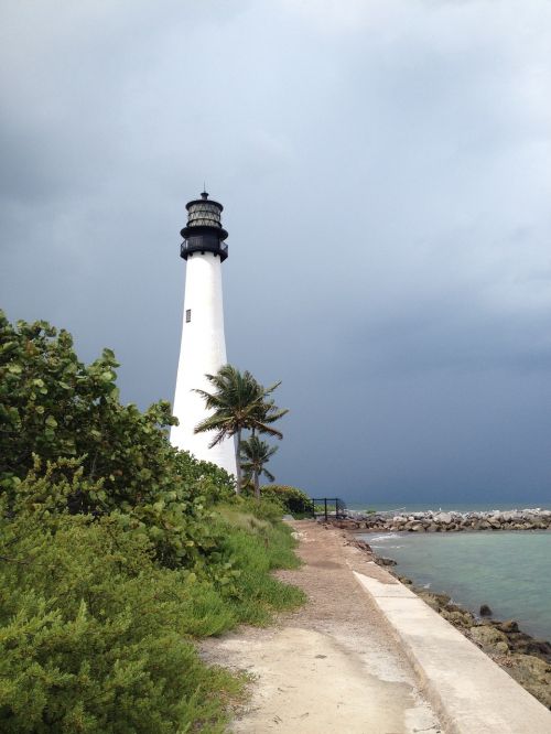 lighthouse sun summer