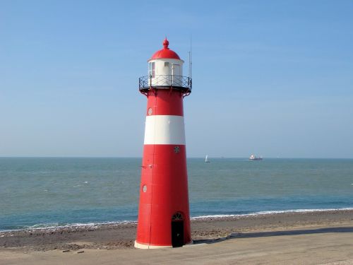 lighthouse netherlands coast