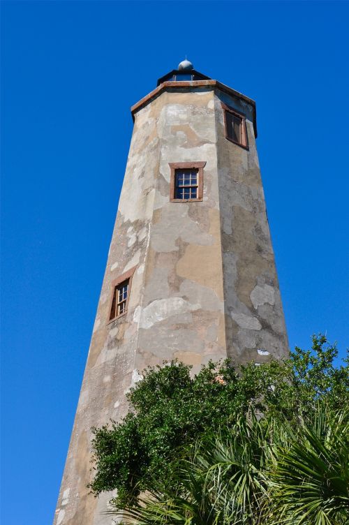 lighthouse blue sky blue