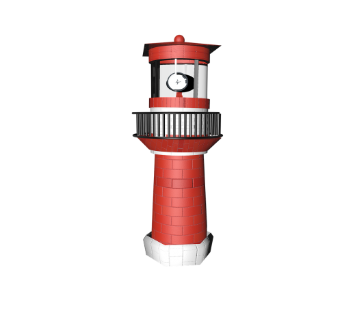 lighthouse isolated water