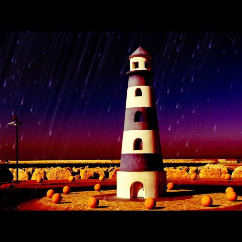 lighthouse sea port