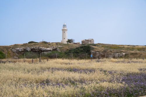 lighthouse cyprus sky