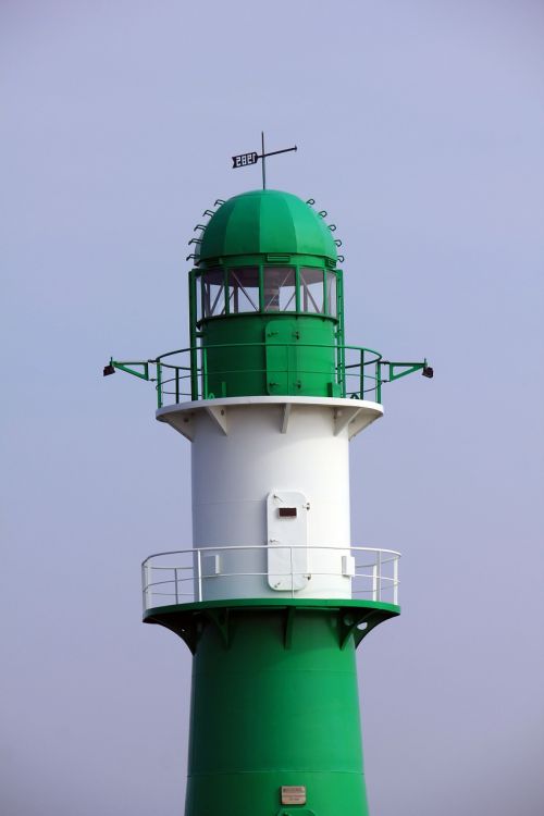 lighthouse stripes green
