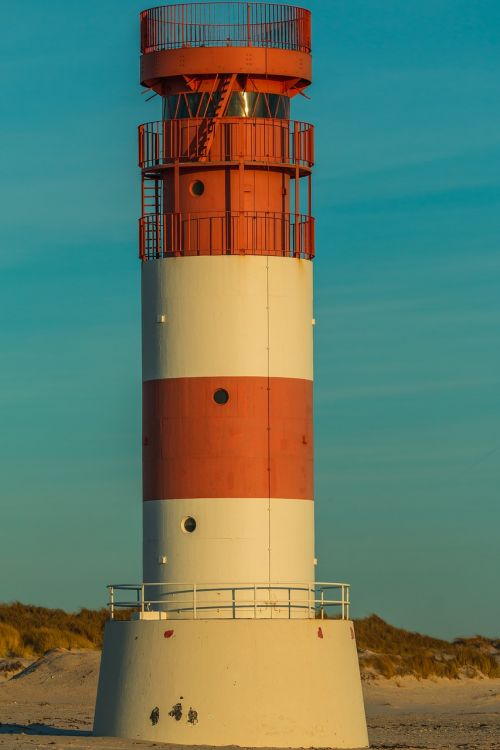 lighthouse helgoland dune