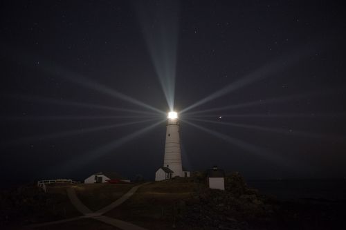 lighthouse night beacon