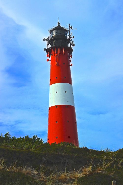 lighthouse north sea sylt