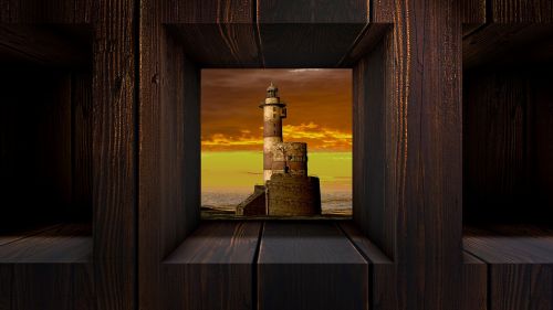 lighthouse window niche