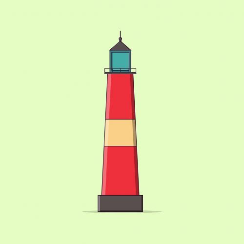 lighthouse tower icon