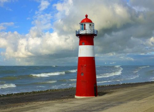 lighthouse coast holland