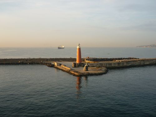 lighthouse naples port