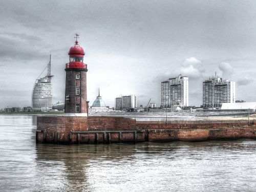 lighthouse pier water