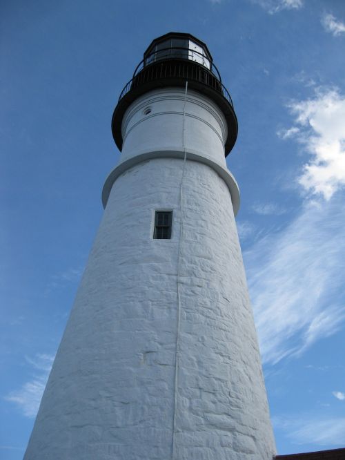 lighthouse portland sky