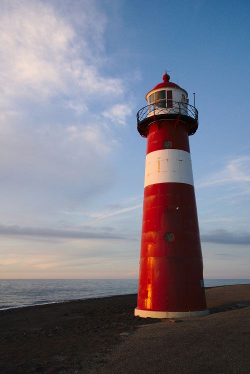 lighthouse coast sea