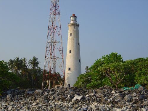 lighthouse light island