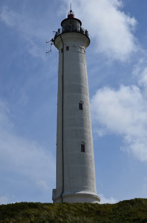 lighthouse north sea denmark