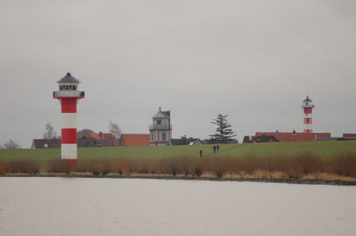 lighthouse elbe river