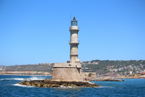 lighthouse waters sea