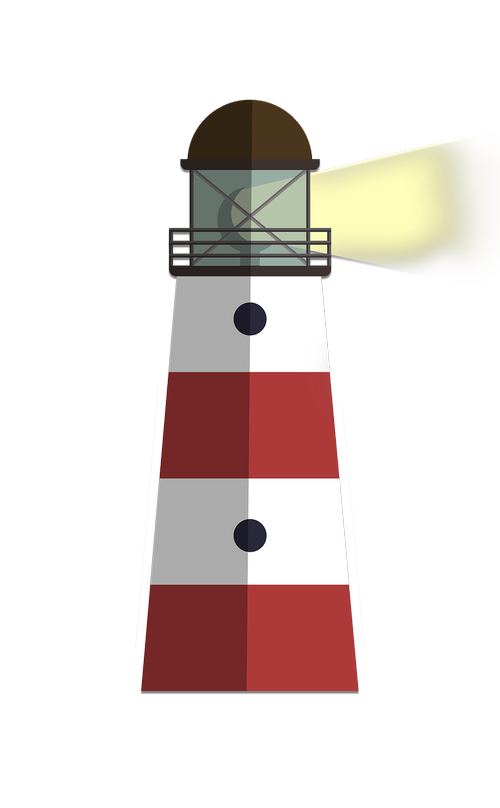 lighthouse  light  sea