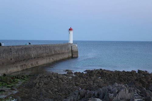lighthouse  brittany  landscape