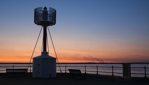 lighthouse  sunset  evening