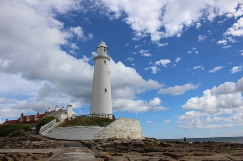 lighthouse  st marys  seaside