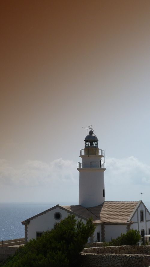 lighthouse mediterranean sea
