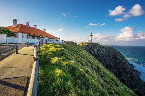 lighthouse  seascape  coast