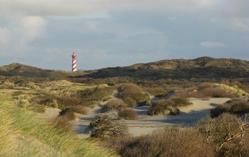lighthouse  dunes  sea
