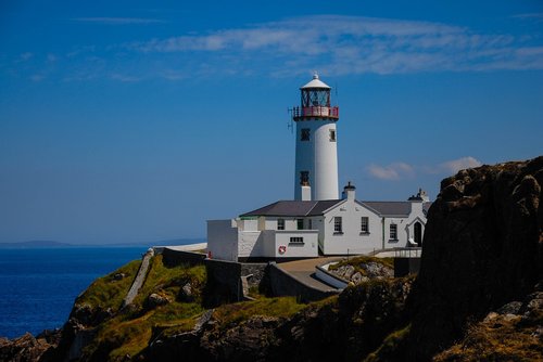 lighthouse  sky  clouds