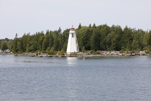 lighthouse  sea  island