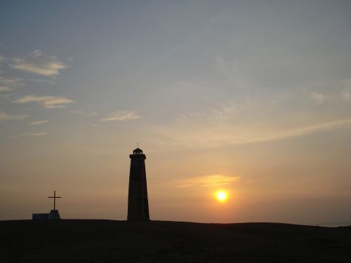 lighthouse twilight sky