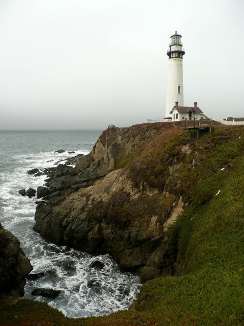 lighthouse building shoreline