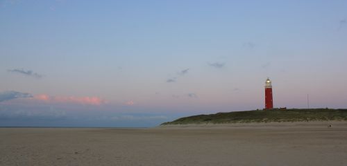 lighthouse evening sky sand