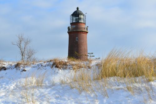 lighthouse prerow baltic sea