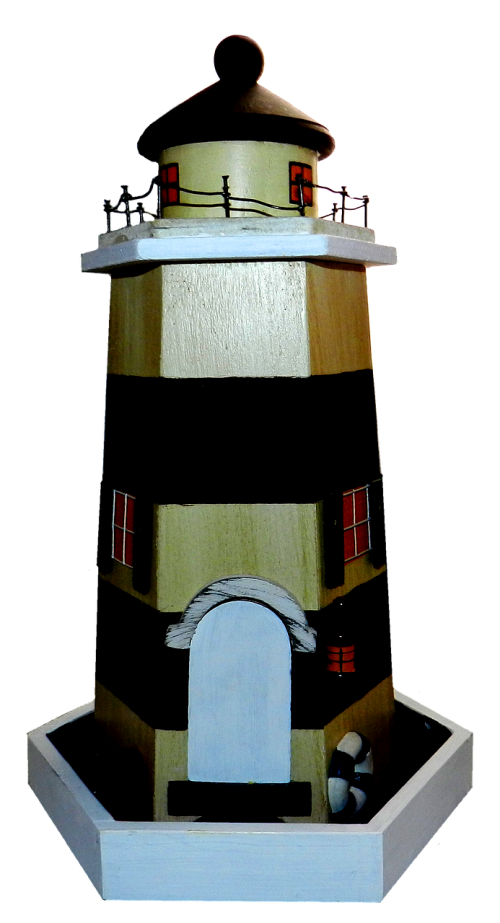lighthouse wood trinket