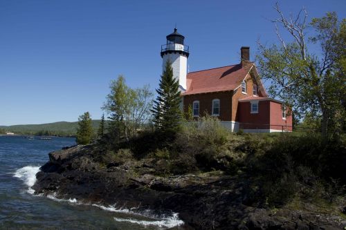 lighthouse water nature