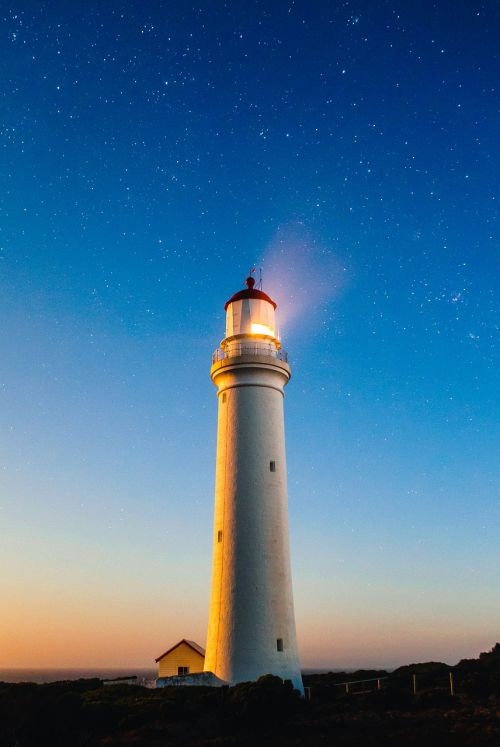 lighthouse shore coast