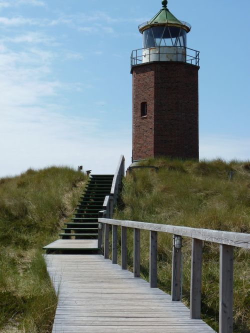 lighthouse sylt sun