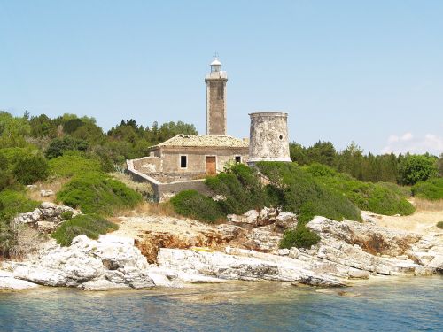 lighthouse coast greece