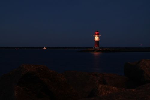 lighthouse evening romantic
