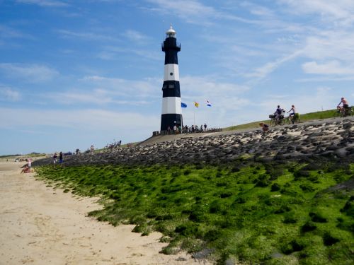 lighthouse summer holiday beach