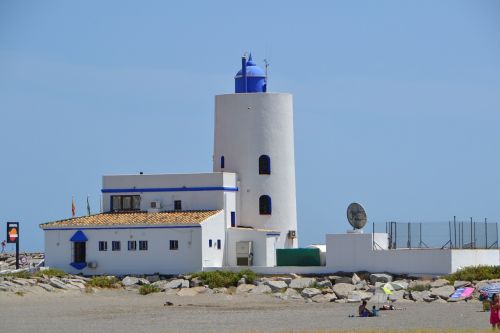 lighthouse lantern spain summer