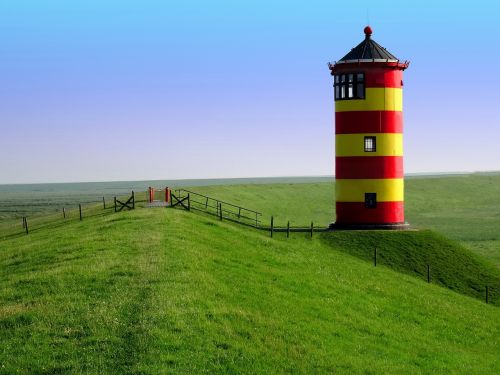 lighthouse pilsum east frisia